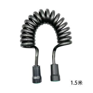 Rociador de Bidé de Acero Inoxidable Color Gunmetal, Pistola de Agua Pequeña, Portátil, de Alta Presión, Material 304, Ecológico - Product Image 3