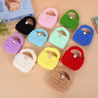 Casing Earphone Bluetooth LOGO OEM, Casing Earphone Apple, Tas Earphone, Dompet Zero, Tas Anyaman Tangan Siap Pakai