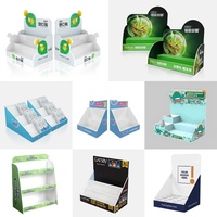 Présentoir de Comptoir Personnalisé en PVC, Vitrine en Acrylique, Support Portable en Plastique pour Organiser les Marchandises en Magasin de Détail