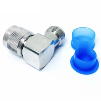 Adaptateur coaxial RF 50 ohms DC-6 GHz, connecteur mâle N vers connecteur femelle N, adaptateur de connecteur RF à 90 degrés, fourni par l'usine
