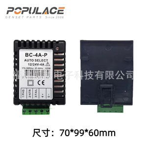 Cargador de Baterías BC-4A-P 4A de 12V 24V con Selección Automática para Uso Industrial - Product Image 4