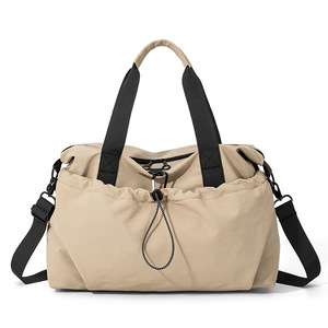 Sac de sport à cordon de serrage pour séparation sec/humide, idéal pour hommes et femmes, sac de voyage court, sac de voyage d'affaires extensible - Product Image 2
