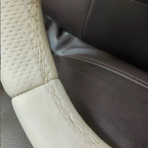 Volant en cuir blanc pour Mercedes-Benz AMG W176 W211 W212 W205 W204 A180 A200 <span class=keywords><strong>B180</strong></span> B200 GLA GLC GLB GLE pour modèle CLS - Product Image 6