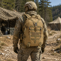 Sac à dos Oxford 600D 24L imperméable, portable pour l'extérieur avec boucle POM pour hommes, logo personnalisé OEM, ISO CE