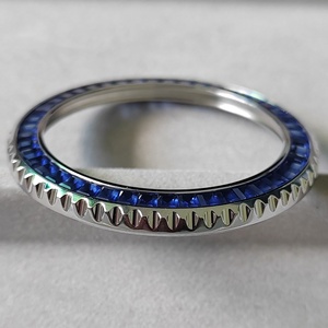 Bán Buôn Tùy Chỉnh Người Đàn Ông Sang Trọng Của Cho Rolex Đồng Hồ Đeo Tay 40Mm Thép Không Gỉ Bezel Màu Xanh Đá Quý Của Ruby Kim Cương Tùy Chỉnh Tùy Chọn - Product Image 2