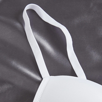 Conjunto de 3 Piezas para mujer Sujetador Unicolor Soutien-gorge Sans Armatures Gather Ultra Thin Wireless Bra Basics Sujetador acolchado para mujer