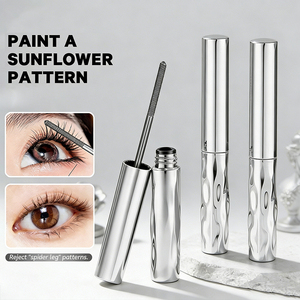 Mascara professionnel waterproof pour cils bouclés, épais <span class=keywords><strong>et</strong></span> allongés, effet halo longue durée 24h, noir, sans décoloration - Product Image 2