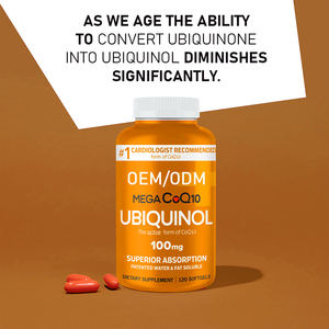 Oem CoQ-10 100 מ "ג ללא חלב ללא גלוטן תומך תפקוד המוח הלב ספיגה קואנזים <span class=keywords><strong>q10</strong></span> מבוגרים - Product Image 2