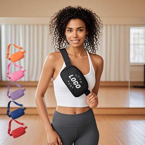 Riñonera Deportiva Impermeable de Nylon Personalizada para Yoga, Estilo Mini de Viaje, para Mujer, Bolsos Cruzados - Product Image 1