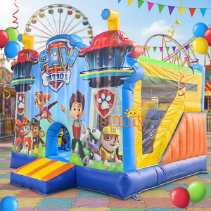 Château gonflable extérieur pour enfants en PVC, avec toboggan, thème <span class=keywords><strong>Pat</strong></span>'<span class=keywords><strong>Patrouille</strong></span> - Product Image 5