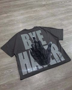 T-Shirt da Uomo di Alta Qualità in Cotone 300gsm con Stampa Personalizzata DTG, Logo Stampato, Stile Vintage Oversize, Maglietta di Design, Camiseta <span class=keywords><strong>Moda</strong></span> all'Ingrosso - Product Image 2