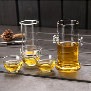 Théière en verre avec <span class=keywords><strong>infuseur</strong></span> intégré, épaisse et résistante à la chaleur, pour thé Gongfu - Product Image 3