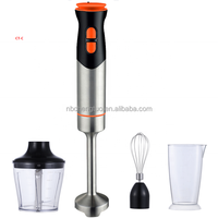 Mixeur Plongeant Électrique Multifonctionnel en Acier Inoxydable 700W à 2 Vitesses avec Conception à Levage de Bol et Crochet Pétrisseur – Offre Spéciale