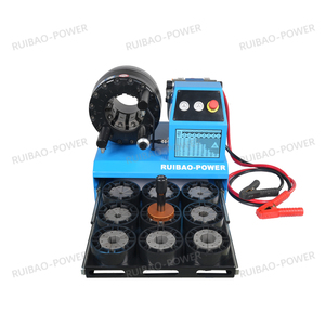 Mangueira Crimper com 9 Conjuntos de Dies Alta Pressão Alemanha Mangueira Hidráulica de Friso Elétrica Hidráulica Mangueira Ferramenta RUIBAO - Product Image 3