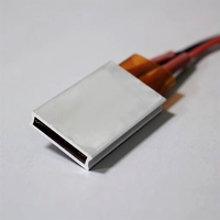 Placa Calefactora de Cerámica PTC de 12V~220V, Carcasa de Aluminio, Accesorios para Calentador Eléctrico, 35*21, Lámina Calefactora PTC de Temperatura Constante
