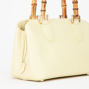 2025 nouvelle mode bambou manche en bois Pu motif Texture plus agréable mignon coquille en forme de sacs à bandoulière femmes dames sac à main et sac à main - Product Image 5