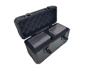 กล่องเก็บการ์ดแบบเรียงแถวเดียวที่ปรับแต่งได้พร้อมกรอบอะลูมิเนียมแบบ K - Product Image 1