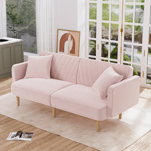 <span class=keywords><strong>Canapé</strong></span>-lit d'angle moderne pliable <span class=keywords><strong>2</strong></span>,<span class=keywords><strong>5</strong></span> <span class=keywords><strong>places</strong></span> avec rembourrage en tissu pour hôtel et salon - Product Image 5