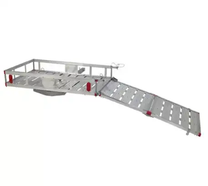 Portador <span class=keywords><strong>de</strong></span> carga <span class=keywords><strong>de</strong></span> montaje <span class=keywords><strong>de</strong></span> enganche <span class=keywords><strong>de</strong></span> <span class=keywords><strong>remolque</strong></span> <span class=keywords><strong>de</strong></span> rieles laterales altos <span class=keywords><strong>de</strong></span> coche <span class=keywords><strong>de</strong></span> aluminio con rampa <span class=keywords><strong>portaequipajes</strong></span> grandes universales - Product Image 2