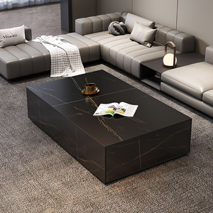 Soporte de <span class=keywords><strong>TV</strong></span> Moderno y Duradero <span class=keywords><strong>Mu</strong></span> Te Negro Dorado para Montar en la Pared, Mueble de Sala de Estar para Televisores de 65+ Pulgadas - Product Image 5