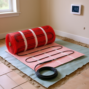 Alfombra Calefactora Eléctrica Radiante para Piso, 100 Pies Cuadrados, Termostato Digital, Adhesiva - Product Image 2