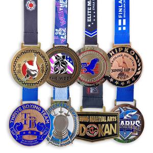 Medaglia di Design gratuito con Logo personalizzato medaglia di danza in metallo effetto Glitter smalto pattinaggio artistico ginnastica latina premio medaglie - Product Image 2