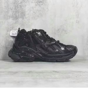 Man's Designer Runner Fashion Fabric Thick Soled Runner Sneakers Rounded Toe High Quality Comfortable Sports Running <b>Shoes</b> - Product Image 5