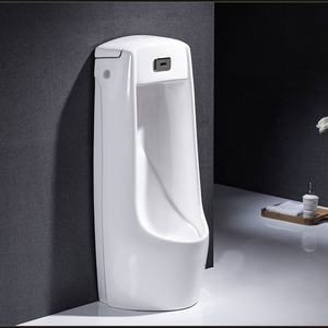 Urinario para hombres con sensor automático de diseño moderno, urinario de cerámica montado en la pared y de pie para adultos para uso en el baño - Product Image 3