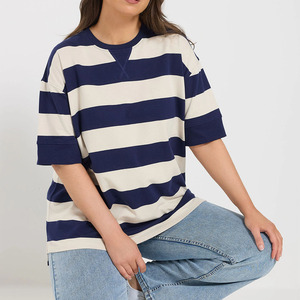 Breathable 100% Cotton Reasonable Price OEM Service Low MOQ Women Oversized <b>T</b> shirt Women's Latest Style Oversize <b>T</b>-Shirt - Product Image 6