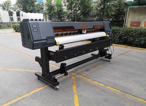 Máy in phun UV dung môi sinh thái 1.8m, đầu in đơn F1080 I3200, đầu in kép F1080, in được trên vinyl, băng rôn, giấy kỹ thuật số, linh kiện bơm chính - Product Image 5