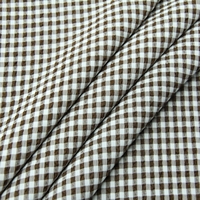 Tissu à bulles extensible froissé confortable SPH Super Yarn 100% en fibre de polyester avec carreaux à carreaux