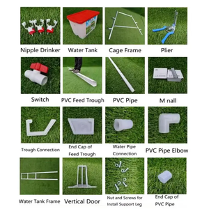 Jaulas de <span class=keywords><strong>gallinero</strong></span> galvanizadas tipo A para cría de aves de corral, jaulas de batería para gallinas ponedoras en venta - Product Image 2