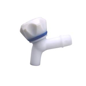 ก๊อกน้ำพลาสติก ตัวอย่างฟรี น้ำร้อน ขนาด 1/2 นิ้ว ก๊อกน้ำครัวแบบไดอะแฟรม สีขาว สำหรับใช้ในบ้าน - Product Image 1
