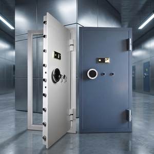 Reinforced Solid Stainless Steel Bank Daytime Gate Low-cost and Highly Secure Vault Door Safe Deposit Box for Heavy Commercial - Product Image 4