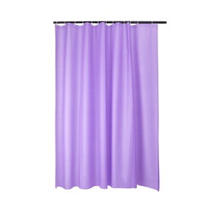 Cortina <span class=keywords><strong>de</strong></span> Ducha PEVA Impermeable y Antimoho <span class=keywords><strong>de</strong></span> Color Sólido, Estilo Moderno Minimalista con <span class=keywords><strong>Ojales</strong></span> Metálicos, Diseño Sencillo <span class=keywords><strong>para</strong></span> Uso Transfronterizo - Product Image 4