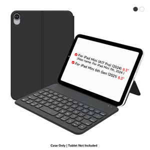 Accrosoo Bao gồm bàn phím cho <span class=keywords><strong>ipad</strong></span> 2025 8.3in <span class=keywords><strong>Ipad</strong></span> <span class=keywords><strong>Mini</strong></span> thiết kế mới có thể gập lại chống thả mỏng bền đa chức năng - Product Image 1