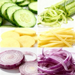 Picadora de verduras multifuncional de acero inoxidable, capaz de picar patatas, cebollas, apio, pimientos y paisajes de ajo. - Product Image 6