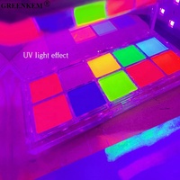 Ensemble de 10 poudres pigmentées fluorescentes pour ongles, couleurs unies, effet dégradé néon, poudre pigmentée pour ongles à la lumière UV