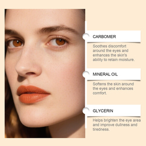 Crème hydratante pour les yeux, hydratation quotidienne, adoucit la peau autour des yeux, rafraîchissante, hydratante, facile à absorber - Product Image 5