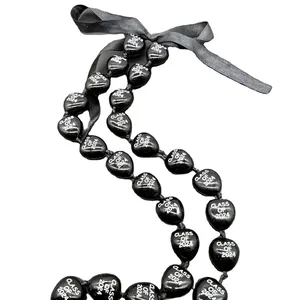 Новый Выпускной сезон Ожерелье акриловая оболочка с листьями ожерелье Выпускной Почетная лента гирлянда класс 2024 ожерелье Выпускной День