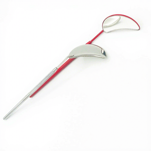 Eyelash Mirror Long Handle Solid Stainless Steel Portable Inspection Checking Eyelash Extension Heart Shape Makeup <b>Tools</b> - Product Image 1