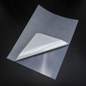 Papier autocollant A4 8,5x11, papier épais en sulfate de soufre, autocollants avec support transparent en plastique PET blanc pour imprimante jet d'encre - Product Image 3