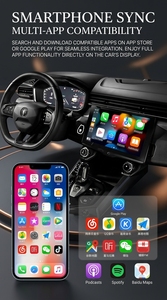 อะแดปเตอร์ CarPlay Android Auto แบบไร้สาย ติดตั้งง่าย เชื่อมต่อรวดเร็ว ไม่มีสะดุด สำหรับรถยนต์จากโรงงาน - Product Image 5