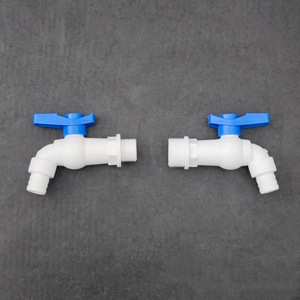 Robinet d'eau en plastique 1/2 pouce 3/4 pouce, robinet d'eau en plastique à grand débit pour réservoir d'eau, seau, sortie d'eau de jardin - Product Image 2