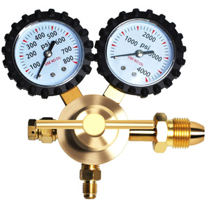 Régulateur d'azote HVAC de style américain, tout en cuivre, vanne de réduction de pression d'azote CGA580, sortie de réduction de pression N2 - Product Image 1