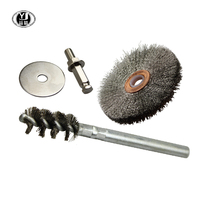 내구성 있는 스테인리스 스틸 와이어 산업용 휠 브러쉬, 10mm 보어 직경, 3년 보증, 연삭 및 세척 작업용, OEM