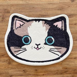 Alfombra de Entrada de Felpa con Estampado de <span class=keywords><strong>Gato</strong></span>, Suave, Imitación Cachemira, Ecológica, Fácil de Limpiar, para Dormitorio, Decoración del Hogar - Product Image 3