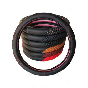 Housse de <span class=keywords><strong>volant</strong></span> de voiture personnalisée de 38 cm, prix d'usine, toucher et tombé agréables - Product Image 4