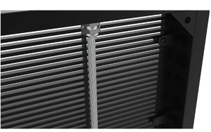 Slim LED <b>Mesh</b> Screen Outdoor for Modern Windows with Screen and Grills - Product Image 2