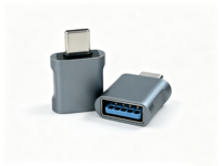 Adaptador USB-C 3.1 a USB-A 3.0 Hembra de 10 Gbps con Protección OTP para Smartphone, Laptop, PC, Cámara y LED - 2 en 1